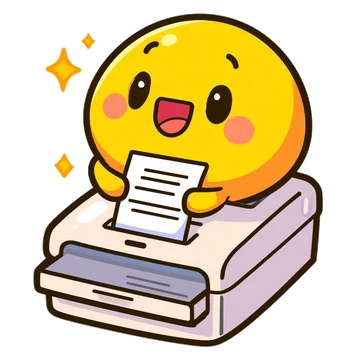 The yellow character drops a stapled report into an inbox tray.